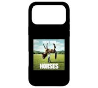 Hold Your Horse Fun Meme Un Homme avec Un Cheval sur l'épaule Coque pour iPhone 17 Pro Max