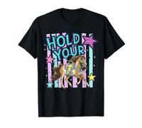 Hold Your Horses - Cowgirl Vintage à Rayures T-Shirt