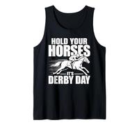 Hold Your Horses Derby Day Horse Racing Jockey Equestre Débardeur