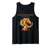 Hold Your Horses Horse Racing Whiskey Drink Débardeur