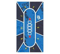 Holdem Tapis de poker | Nappe en caoutchouc épais antidérapant - Texas Poker Holdem Pad pour salles de jeux de société, réunions d'amis et divertissement à domicile