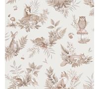Holden 14122 Livre d'histoires sur le thème de la forêt, amis de la forêt, animaux ludiques, renards, lapins, chouettes, cerfs, papier peint pour chambre d'enfant, salle de jeux