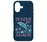 Holden Beach NC Dolphin Lover Coloré Beach Souvenir Coque pour iPhone 17