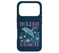 Holden Beach NC Dolphin Lover Coloré Beach Souvenir Coque pour iPhone 17 Pro