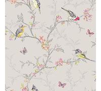 Holden Decor Enchanted Garden 98081 Papier peint en papier peint Blanc 10,05 x 0,53 m