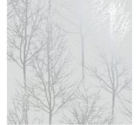 Holden 90760 Papier peint Motif arbres Gris/argenté