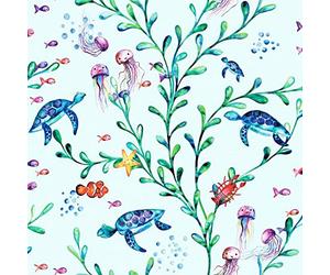 Holden Decor Under the Sea Light Teal 90941 Papier peint