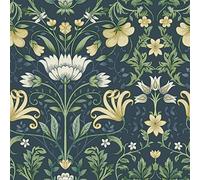 Holden Eclectic Collection Papier Peint Floral Vintage Bleu Marine 13391