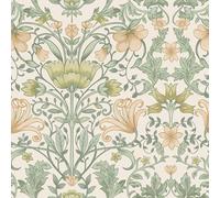 Holden Eclectic Collection Vintage Floral Wallpaper Cream/Ochre