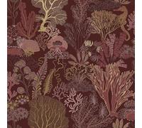 Holden Odyssey 14340 Papier peint illustré avec méduses hippocampes coquillages et baies