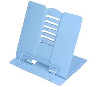 Holder Book Ergonomic Design Empêcher la myopie Angle réglable Angle STABLE Entreprise Book Pliable Book For Home Office School (Bleu clair)