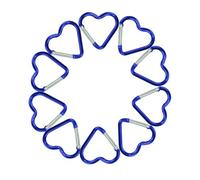 Holder De Clé Cardiaque - Porte-clés De Carabine En Aluminium Lourd | Clip Clé De Voyage Pour La Randonnée Et L'alpinisme | Outil De Fixation Solide Pour La Marche | Crochet Polyvalent Pour Les Clés E