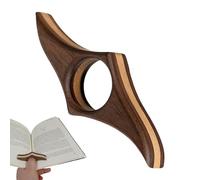Holder de la page livre du pouce - Aide à lecture en bois portable pour maintien mains libres | Outil signets ergonomiques les enseignants, étudiants, voyageurs, au coucher et accessoires d'étude