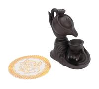 Holder en encens de sable violet créatif Défilé relaxant pour la méditation de yoga spa