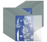 Holdes 3 Papier à Dessin Solaire - Kit de Papier d'impression Sun Papier Cyanotype | Kit de Papier d'impression de Soleil Bleu Papier à Dessin Solaire d'impression de Soleil pour des projets