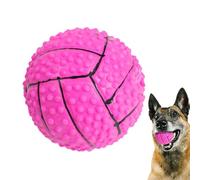 Holdes Balle distributrice de nourriture pour chien | Balle couineuse interactive pour chien - Mangeoire à balles, jouet de stimulation pour animaux de compagnie, jouet résistant aux morsures pour
