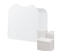 Holdes Boîte de serviettes hygiéniques, organisateur de maquillage mural, Boîte de rangement de salle, Organisateur mural à double grille avec couvercle anti-poussière pour boules de coton, cotons-tig