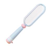 Holdes Brosse à cheveux pour cheveux bouclés | Peigne de massage avec rembourrage | Brosse à cheveux ergonomique avec coussin - Convient pour une utilisation en voyage, douche, salon, maison, hôtel