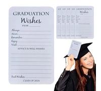 Holdes Cartes de conseils pour diplômés | Cartes de conseils d'attente inscriptibles pour remise de diplôme - Cartes d'encouragement pour les étudiants du secondaire pour un dîner de famille, une