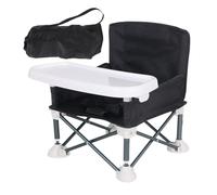 Holdes Chaise de salle à manger pliante pour enfants,Chaise pliante pour bouillie | Siège de salle à manger surélevé - Chaise de bouillie avec plateau amovible, siège de salle à manger multifonction