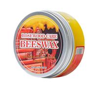 Holdes Cire d'abeille pour meubles - 80 g de polissage et après-shampoing pour bois - Sans odeur - Cire d'abeille pour meubles, restauration, protection pour les types et couleurs de bois