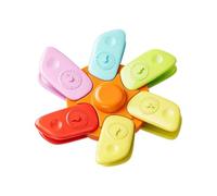Holdes Clips Sac Magnétiques, 5 Pinces De Cuisine Mignonnes avec Minuteur Moulin À Vent Réutilisables, Aimants De Frigo Drôles, pour Cuisine Réfrigérateur Tableau Blanc Photos Documents