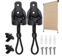 Holdes Cordon élastique pour store extérieur - Kit de matériel d'ombrage résistant aux intempéries | Kit de tendeur pour store enrouleur, matériel de pare-soleil pour fixation de stores enrouleurs