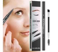 Holdes Crayons à sourcils pour femmes, double tête, avec 2 pointes fourchettes, crayons de couleur pour sourcils, pour filles, coiffage durable, définir