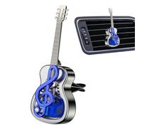 Holdes Désodorisant pour voiture avec clips de grille d'aération - Avec notes de guitare - Désodorisant décoratif - Pour femmes, hommes, maison, voyage, été, nuit, ventilateur, trafic quotidien