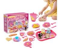 Holdes Ensemble De Jeu De Cuisine pour - 33 Pièces Mini Jeu De Thé sans Danger,Set de Cuisine Jouet | pour Garçons Et Filles Lors d'anniversaire Noël Nouvel an Pâques À La Maison