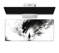 Holdes Grand Tapis de Souris pour Bureau - Base Antidérapante pour Gaming PC et Ordinateur,Lisse Antidérapante Élégante Accessoire Gaming Pour Ados Et Adultes