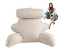 Holdes Grands oreillers de repos avec accoudoirs, oreiller ergonomique de soutien du poignet, long oreiller de soutien du poignet, soutien du dos assis avec poignée pratique, soutien du cou, fermeture