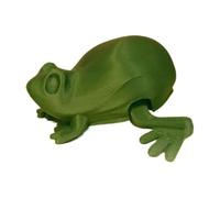 Holdes Grenouille sauteuse - Modèle animal éducatif imprimé en 3D - Jouet fidget pour filles adolescentes - Table de chevet - Cuisine, chambre à coucher, chambre d'enfant, salon