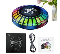 Holdes Haut-parleur à conduction osseuse | Petit haut-parleur avec lumières rythmiques colorées - Machine à son et lecteur de musique, boîte de son basse pour fêtes, camping, voyage et maison