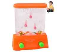 Holdes Jeux d'arcade Aquatiques pour, Jeu d'eau Portable | Ensemble d'arcade Miniature sensoriel - Jouets éducatifs à Moteur Fin, Passe-Temps rétro, Anneau d'eau, Jouets de Plage, Cadeaux