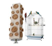 Holdes Jouet pour Oiseaux, calopsittes, Bloc à mâcher pour perroquets, perchoirs, perruches, perroquets, Debout, Spot en à mâcher pour Cage