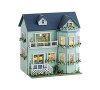 Holdes Kit de Maison Miniature, kit de Fabrication de Maison - Kit de Petite Maison ouvrable pour Adultes à Construire,Kit de Construction de maquettes de Salle créative Fait à la Main, décor