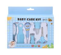 Holdes Kit d'hygiène pour bébé | Kit à langer avec coupe-ongles | Kit de soins de sécurité 8 pièces avec peigne | Pour la maison, la salle de bain, le changement des couches, les voyages, l'hôpital