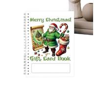 Holdes Livre de rangement pour cartes de Noël - Porte-monnaie saisonnier à - Classeur de rangement pour cartes de vœux, mariages, voyages, collège, vacances, réunions, écoles