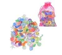 Holdes Lot de 100 pierres précieuses de piscine en acrylique pour la plongée, cadeaux de fête de piscine, décorations de fête sous-marines pour fêtes, décorations d'aquarium