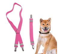 Holdes Lot de 2 bretelles de couches pour chien | Ceinture à couches fixe réglable | Sangle de couche pour chien, outil de fixation de couches pour animaux de compagnie