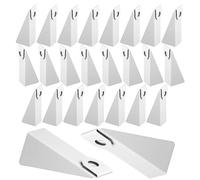 Holdes Lot de 25 cales en aluminium - Accessoires pour frise de toit coudée - Pente de toit de 12 cm - Cales en aluminium - Pour l'amélioration de la maison, les zones résidentielles, les maisons de