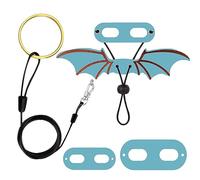 Holdes Lot de 3 harnais de dragon barbu, harnais de dragon barbu et avec ailes | S//L, accessoires de costume réglables pour amphibiens et amphibiens pour reptiles, geckos, iguanes