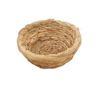 Holdes Nichoir à oiseaux fait à la main à base plate pour perroquet, lapins, hamster, gerbille d'Inde, chinchillas, accessoires de cage à oiseaux