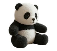 Holdes Panda en peluche - Adorable figurine panda pour décoration de table - Jolie figurine de caresse comme accompagnement émotionnel pour le salon, la chambre d'enfant