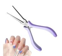 Holdes Pince à épiler pour, pince à épiler pour | Acrylique UV Gel Conseils Sculpture Nail Shaping Clip | Pincettes à pointes pour détaillé, outil de modelage, pinces à