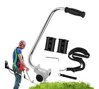 Holdes Poignée Ergonomique pour Tondeuse à Gazon | Extension de poignée de débroussailleuse en d'aluminium avec Pince de Support - Poignée de Tondeuse à Gazon pour Une Coupe Facile de la Cour