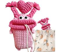 Holdes Porte-clés Coulissant de Dessin animé - Cache-clés de Voiture au Crochet pour Bouche de Saucisse Mignonne | Le Porte-clés Porte-clés de Voiture s'adapte à Les Cadeaux de Noël de e