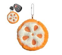 Holdes Porte-Monnaie Fruits,Porte-Monnaie en Peluche, Petit Portefeuille et Porte-Monnaie de Dessin animé, Pendentif de Sac en Peluche, Accessoire Multifonctionnel à la Mode résistant à l'usure pour