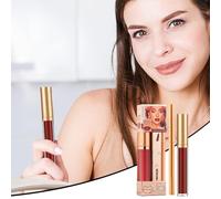 Holdes Rouge à Lèvres et Crayon pour Femmes | Produits De Maquillage Hydratants - Couleur pour Lèvres Portable - pour Femmes Voyageurs Débutants Professionnels Mariées Amateurs de Beauté Routine